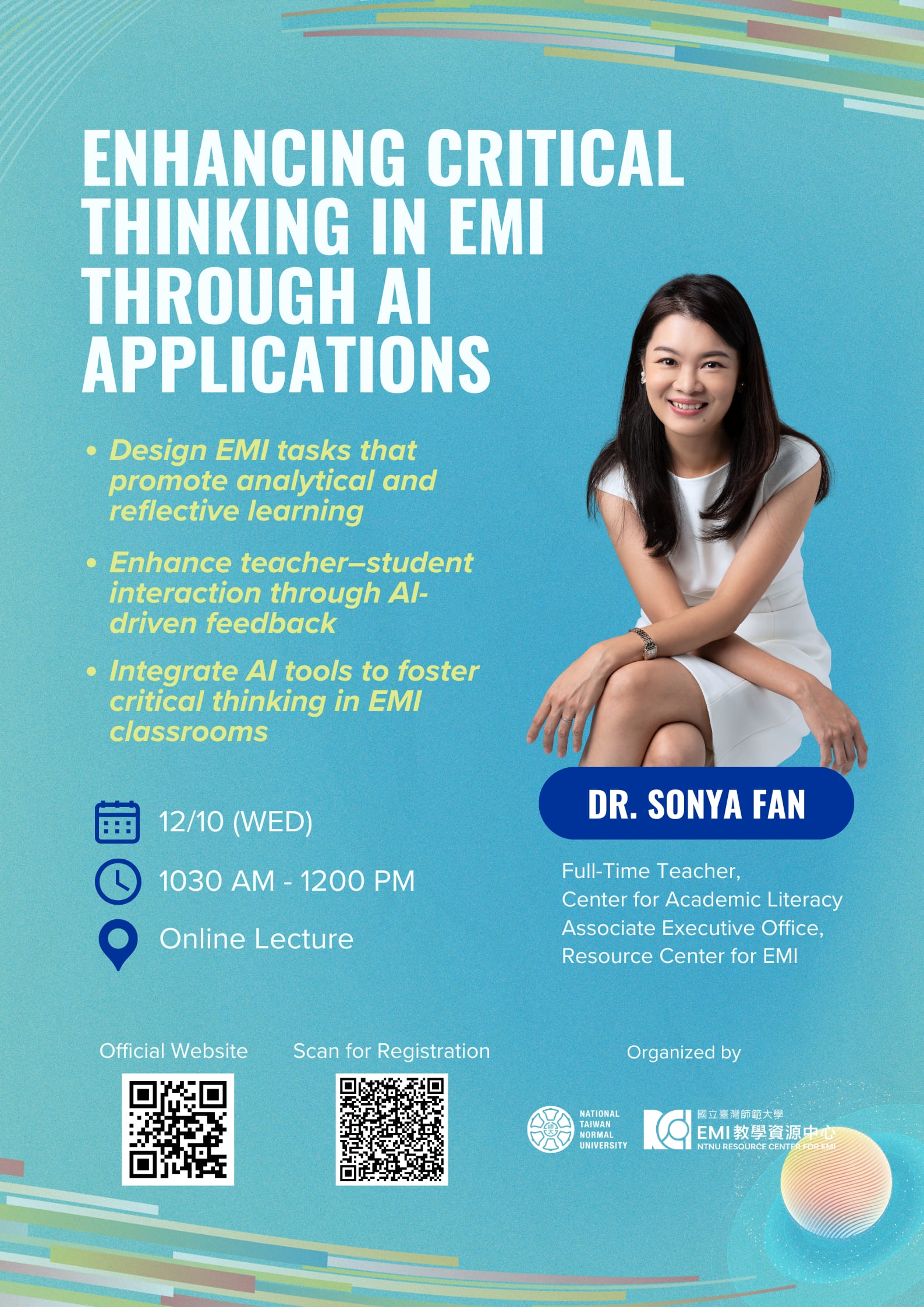 114-1 AI Lecture: Enhancing Critical Thinking in EMI through AI Applications