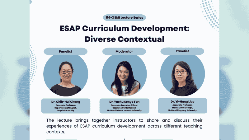 ESAP Curriculum Development: Diverse Contextual
