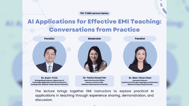 AI Applications for Effective EMI Teaching: Conversations from Practice