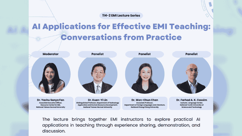 AI Applications for Effective EMI Teaching: Conversations from Practice